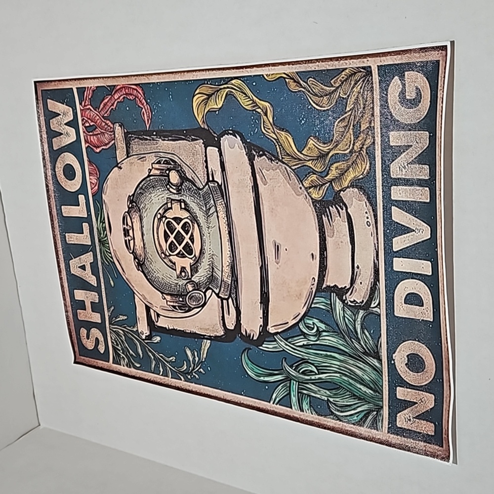 Bathroom vinyl sign